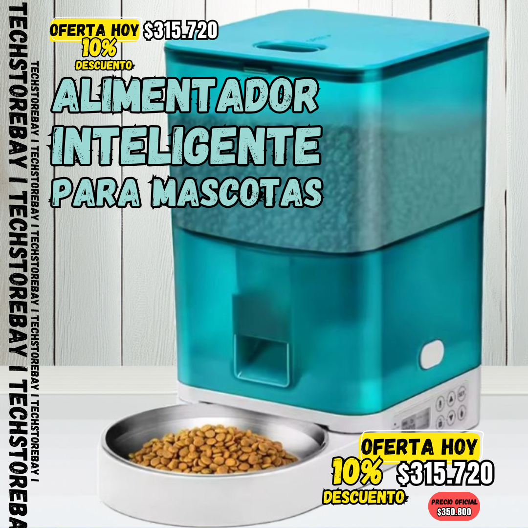 Alimentador inteligente para mascotas